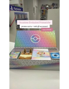 Pokemon Promo UPC Evoluzioni Prismatiche + accessori