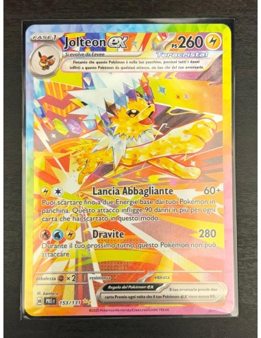 Jolteon ex (PRE 153) Evoluzioni Prismatiche - ITA