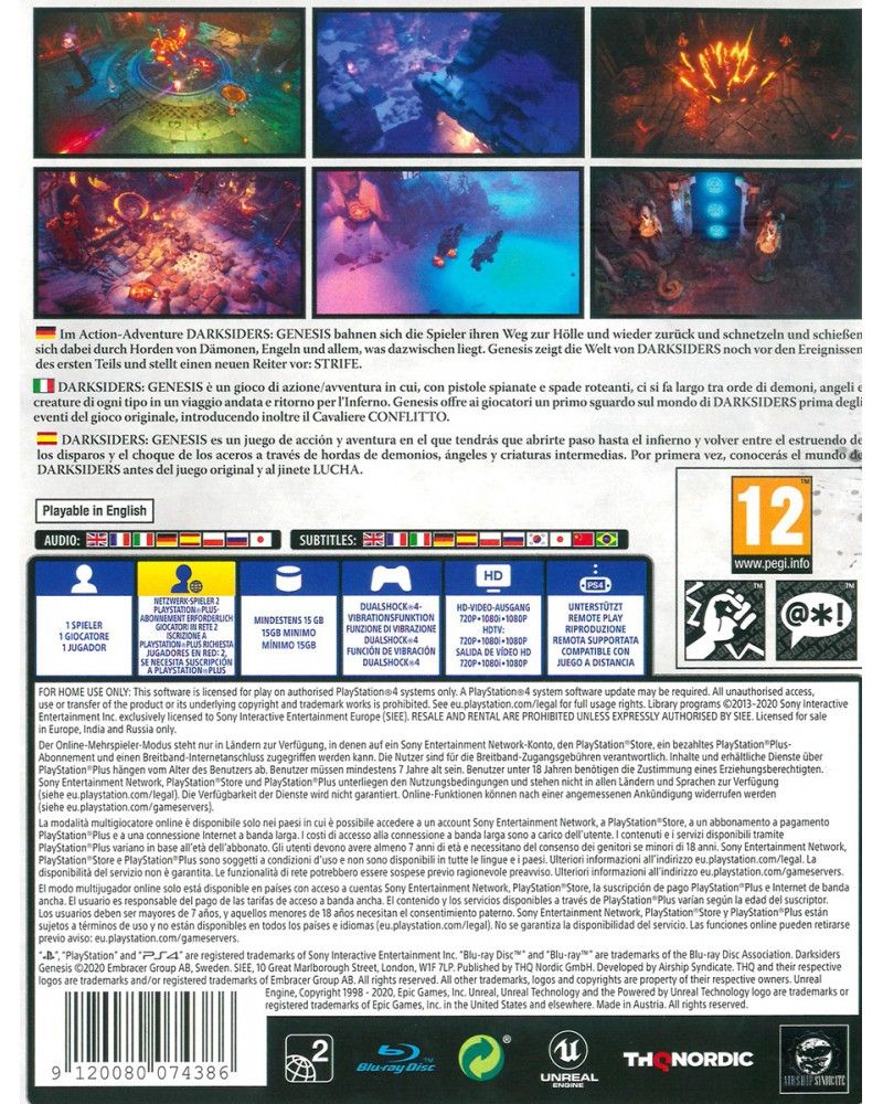 Darksiders Genesis (PS4)