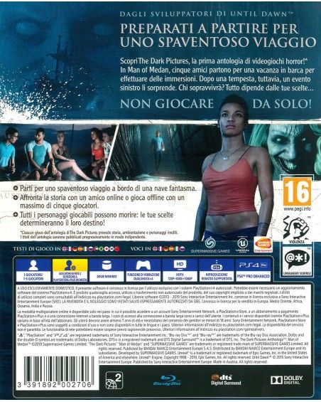 Man of Medan The DarkPictures Anthology (PS4)