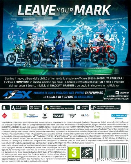 Monster Energy Supercross 4 (PS5)