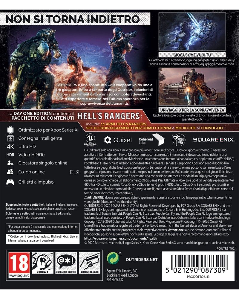 Outriders - Day One Edition (XBOX SERIES X / XBOX ONE)