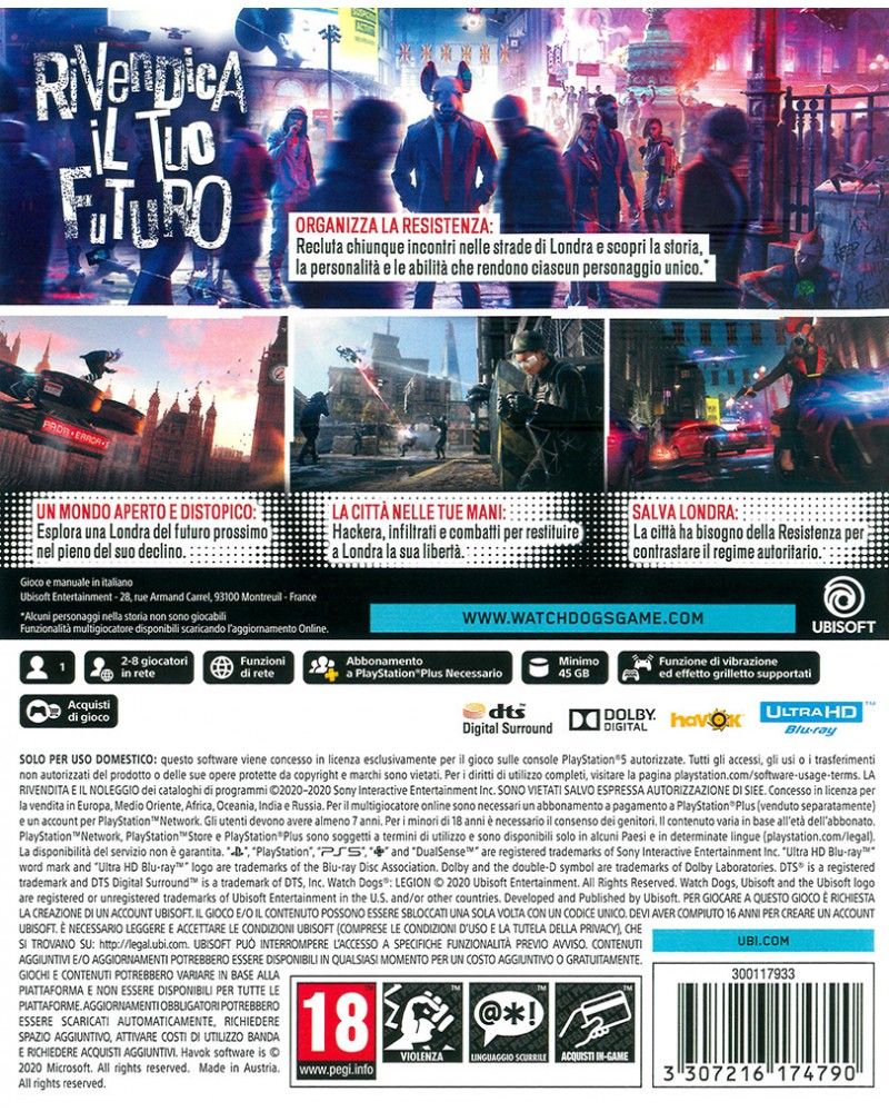 Watch Dogs Legion (PS5)