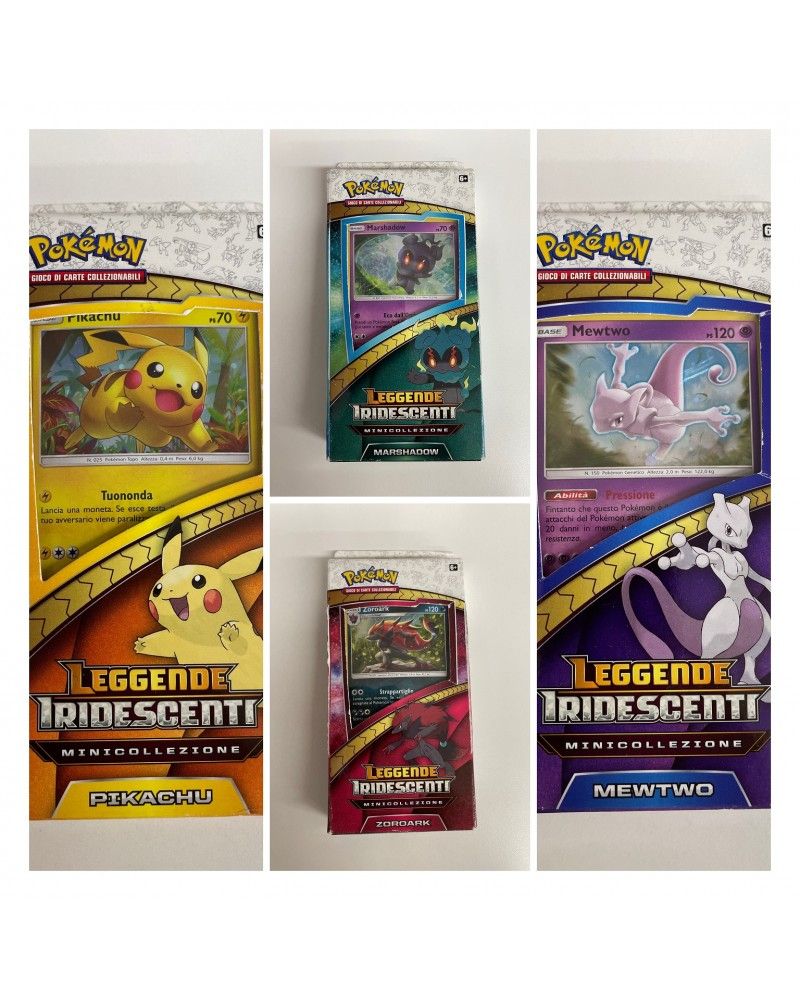Pokemon Mini Collezione Leggende Iridescenti - SET COMPLETO ITA