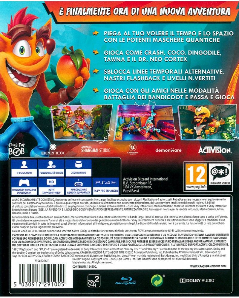 Crash Bandicoot 4: It's About Time (PS4)