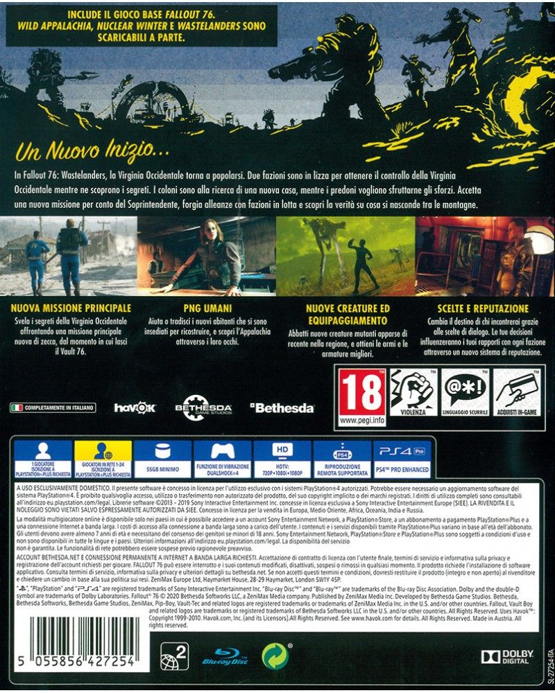 Fallout 76 + Wastelanders (PS4)
