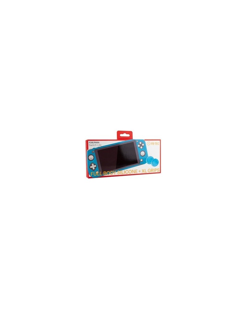 Nintendo Switch - Custodia Prottettiva In Silicone + Grips XL Blu