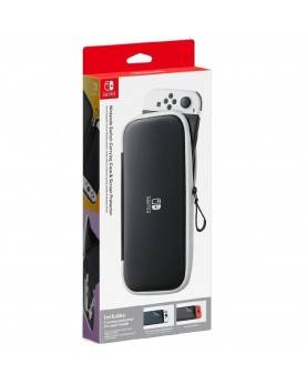 Nintendo Switch Oled - Kit Custodia + Pellicola Protettiva