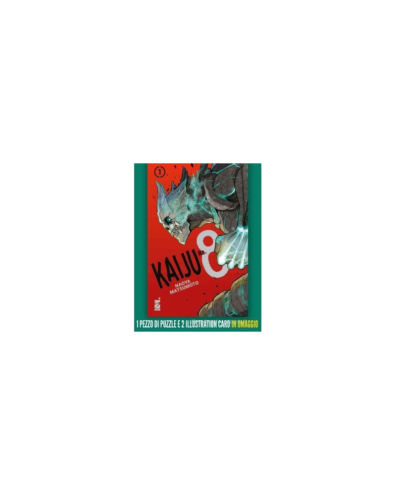 Kaiju No. 8. Con 1 pezzo di puzzle. Con 2 illustration card vol.1
