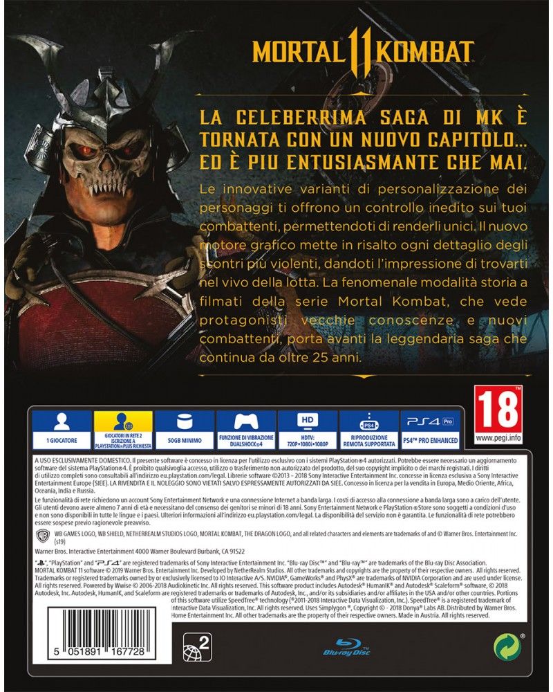 Mortal Kombat XI (PS4)