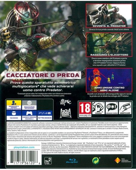 Predator: Hunting Grounds (PS4)