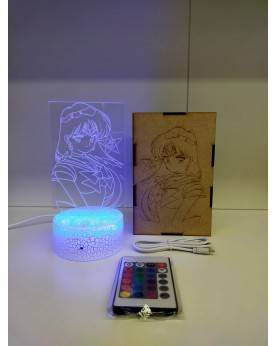 Lampada con scatola mis. piccola - Sailor Moon: Sailor Mars