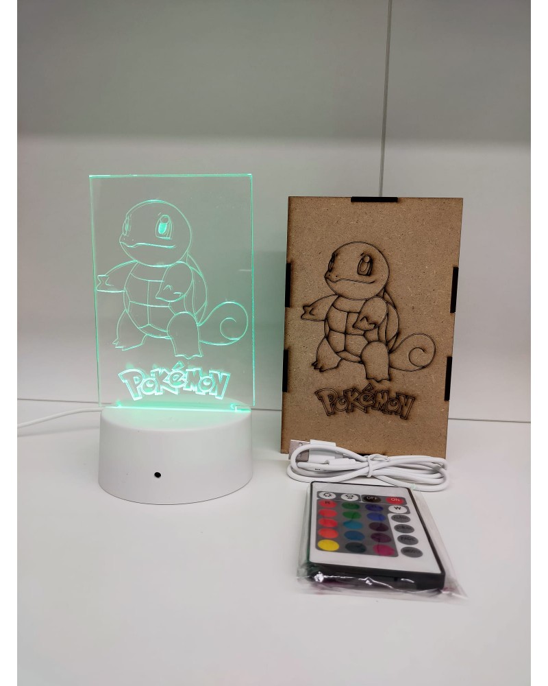Lampada con scatola mis. piccola - Pokémon: Squirtle