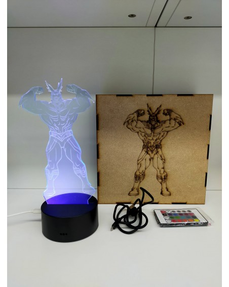 Lampada con scatola mis. grande - My Hero Academia: All Might