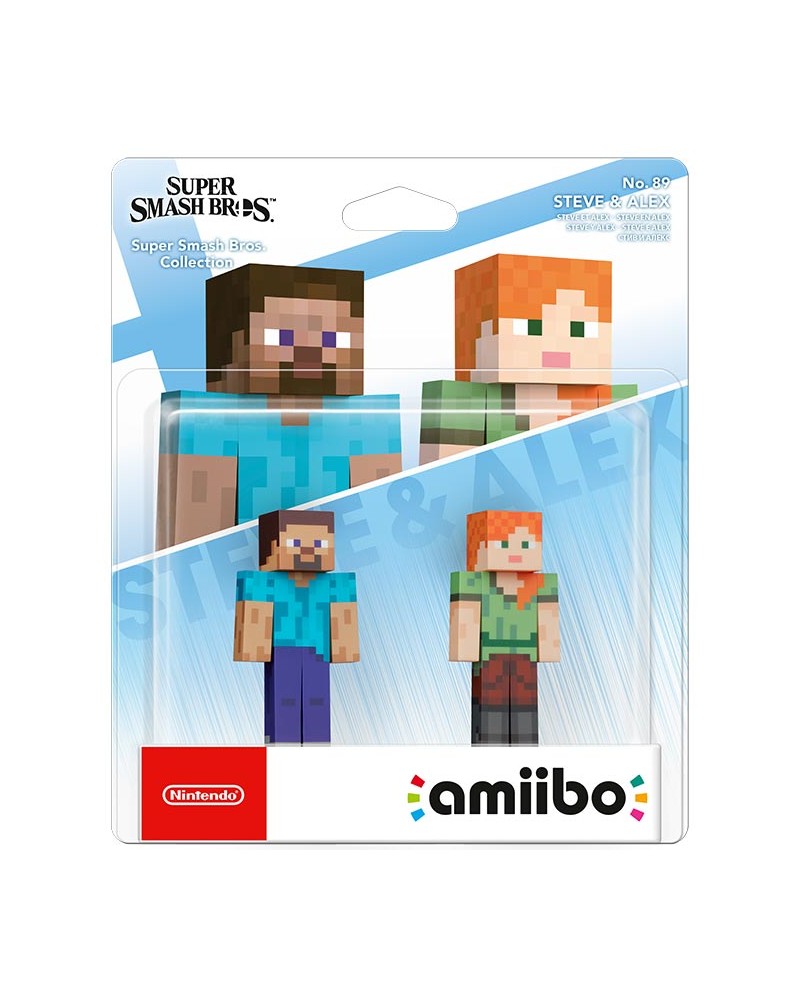 Amiibo Super Smash Bros. Steve e Alex
