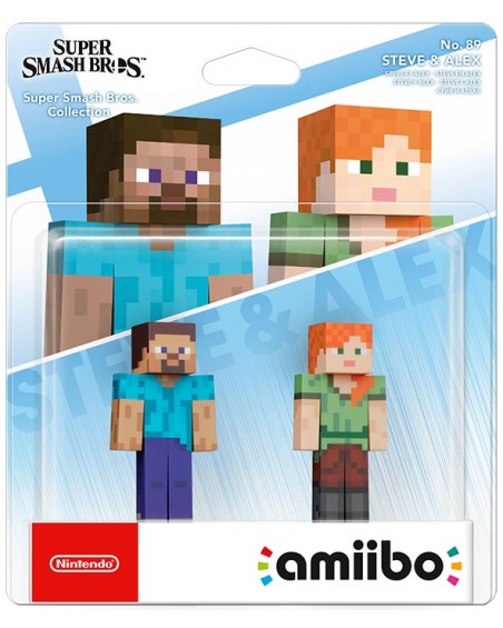 Amiibo Super Smash Bros. Steve e Alex