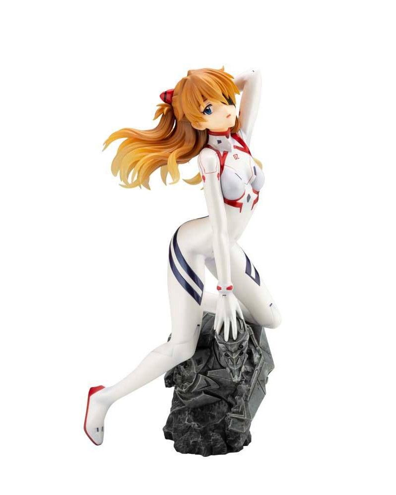 Evangelion 4 PVC Statue 1/6 Asuka Shikinami Langley White Plugsuit - Ver. 23 cm