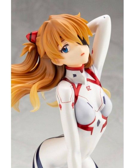 Evangelion 4 PVC Statue 1/6 Asuka Shikinami Langley White Plugsuit - Ver. 23 cm