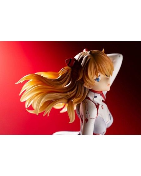 Evangelion 4 PVC Statue 1/6 Asuka Shikinami Langley White Plugsuit - Ver. 23 cm