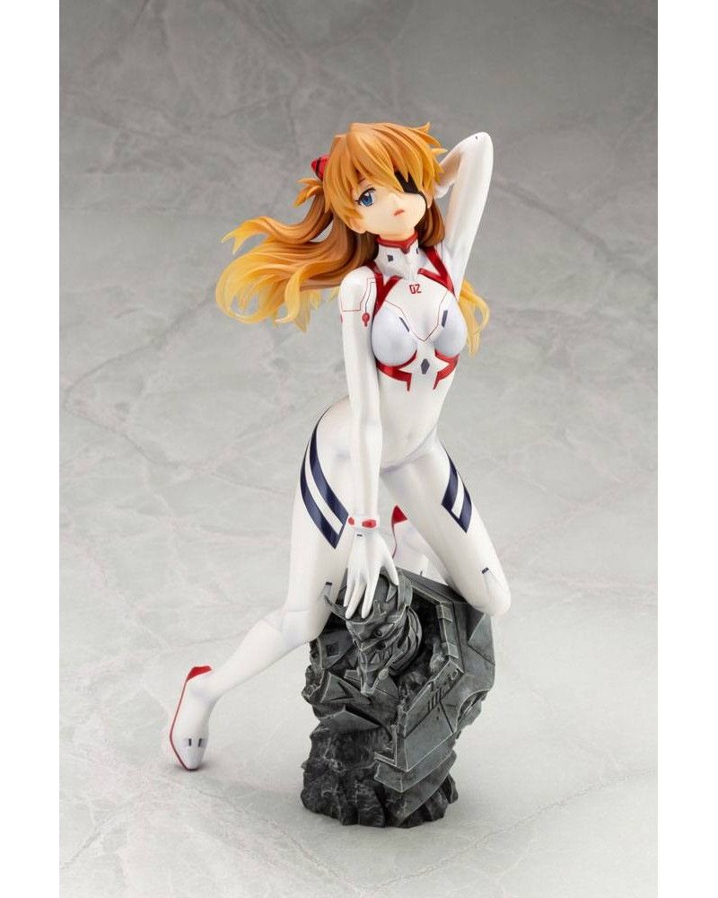 Evangelion 4 PVC Statue 1/6 Asuka Shikinami Langley White Plugsuit - Ver. 23 cm