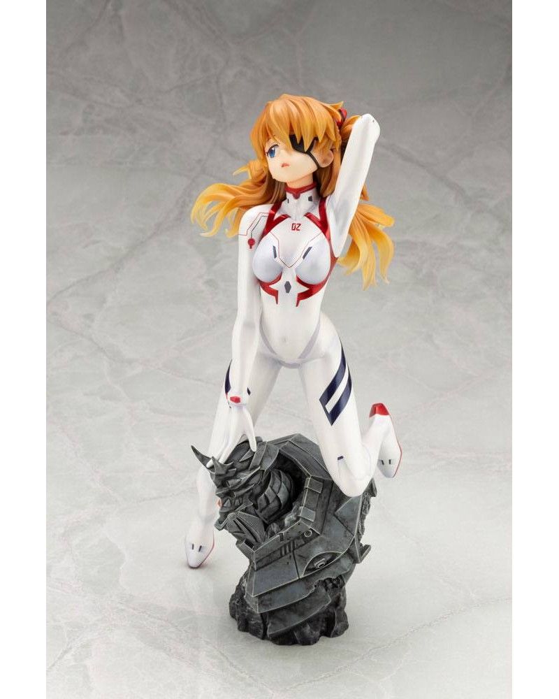 Evangelion 4 PVC Statue 1/6 Asuka Shikinami Langley White Plugsuit - Ver. 23 cm