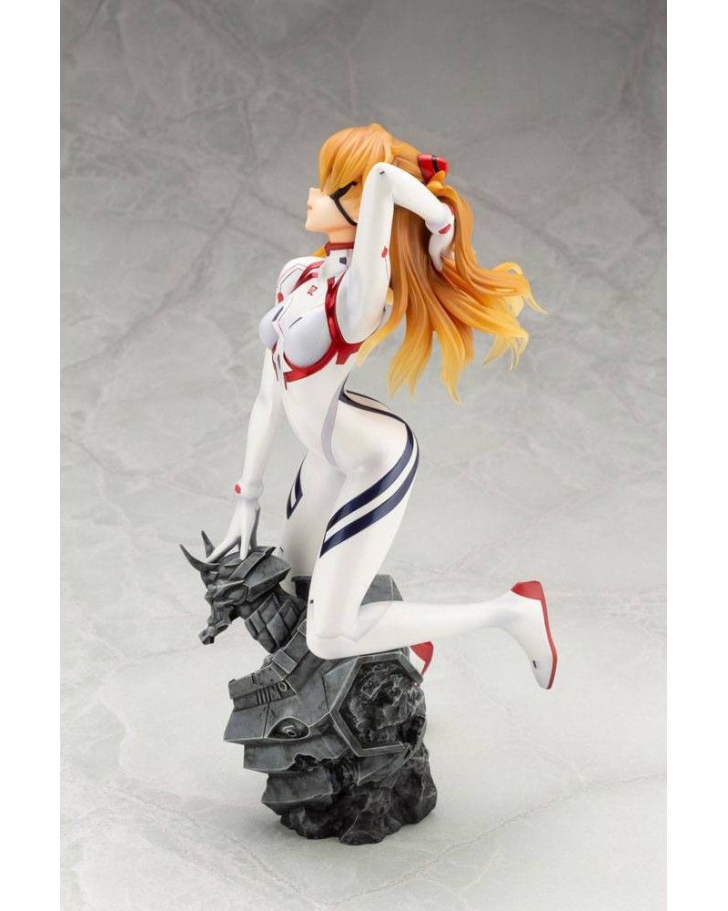Evangelion 4 PVC Statue 1/6 Asuka Shikinami Langley White Plugsuit - Ver. 23 cm