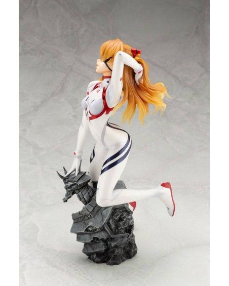 Evangelion 4 PVC Statue 1/6 Asuka Shikinami Langley White Plugsuit - Ver. 23 cm