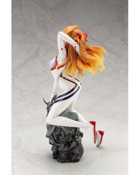 Evangelion 4 PVC Statue 1/6 Asuka Shikinami Langley White Plugsuit - Ver. 23 cm
