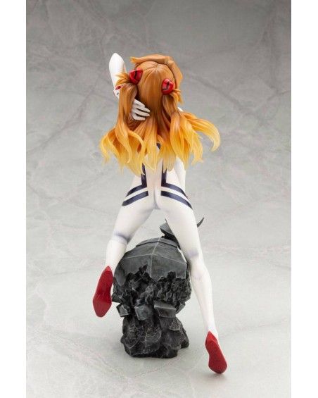 Evangelion 4 PVC Statue 1/6 Asuka Shikinami Langley White Plugsuit - Ver. 23 cm
