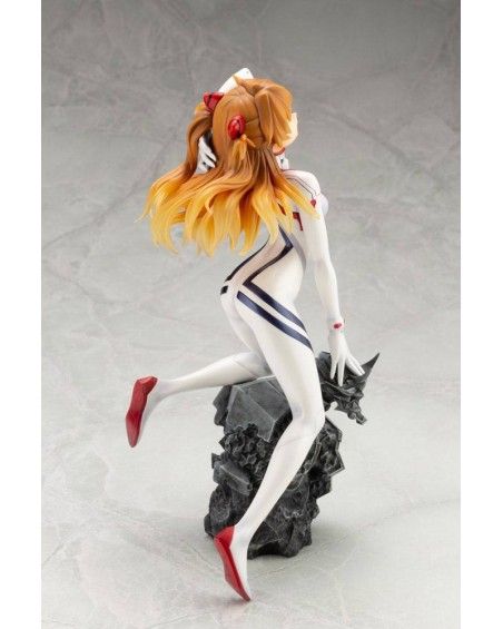 Evangelion 4 PVC Statue 1/6 Asuka Shikinami Langley White Plugsuit - Ver. 23 cm