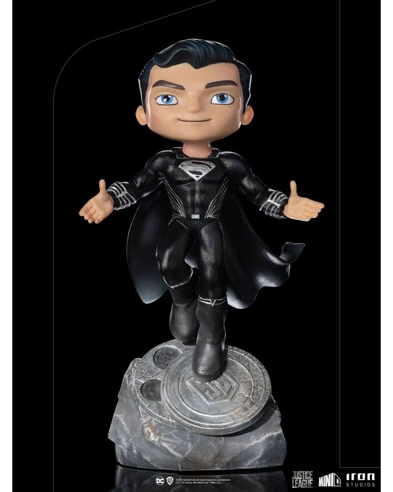 Justice League Mini Co. Deluxe PVC Figure Superman Black Suit 18 cm