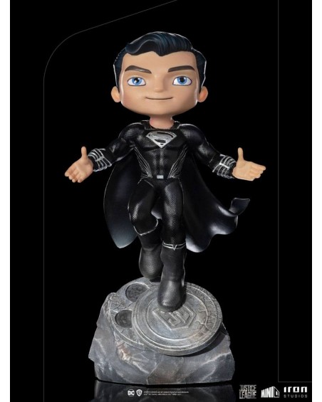 Justice League Mini Co. Deluxe PVC Figure Superman Black Suit 18 cm