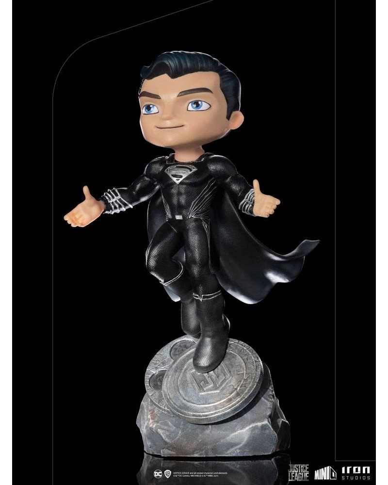 Justice League Mini Co. Deluxe PVC Figure Superman Black Suit 18 cm