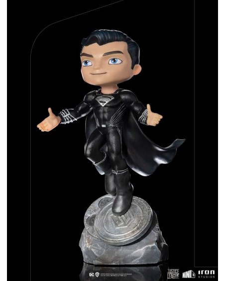 Justice League Mini Co. Deluxe PVC Figure Superman Black Suit 18 cm