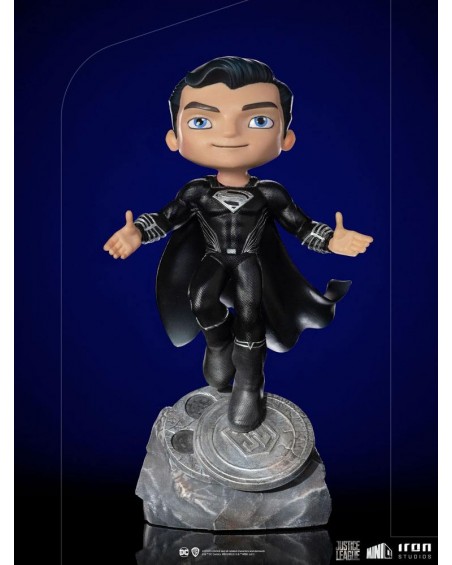 Justice League Mini Co. Deluxe PVC Figure Superman Black Suit 18 cm