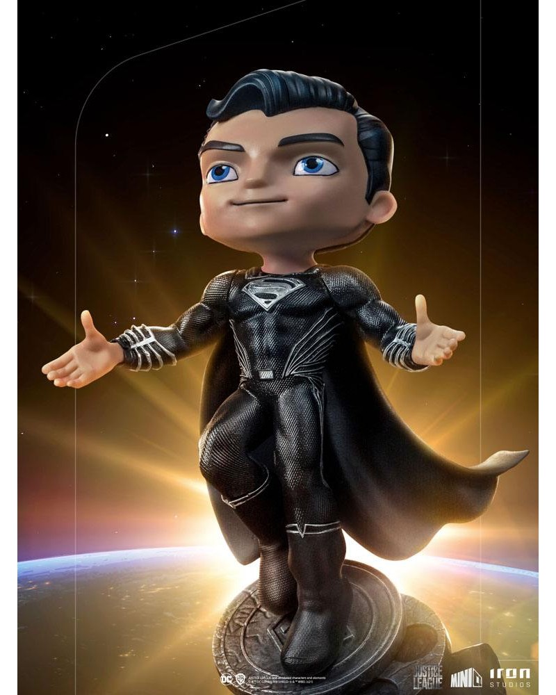 Justice League Mini Co. Deluxe PVC Figure Superman Black Suit 18 cm
