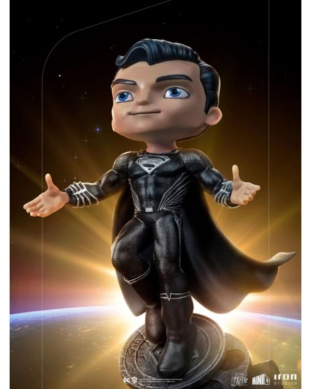 Justice League Mini Co. Deluxe PVC Figure Superman Black Suit 18 cm