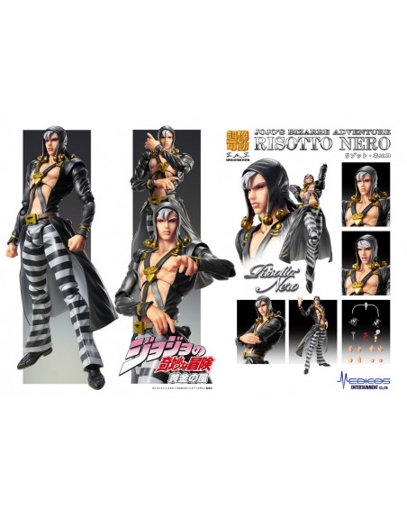 JoJo's Bizarre Adventure Part5 Super Action Action Figure Chozokado (Risotto Nero) 16 cm