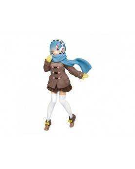 Re:zero Precious Pvc Statua Rem Winter Mantello Ver. Renewal 23 Cm Taito Prize