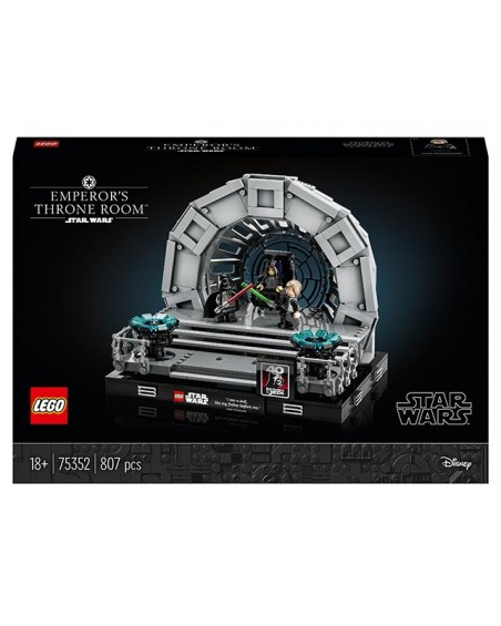 Lego Star Wars Diorama Sala del Trono dell'Imperatore - 75352