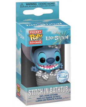 Lilo & Stitch - Stitch in Bathtub - Funko Pop Portachiavi