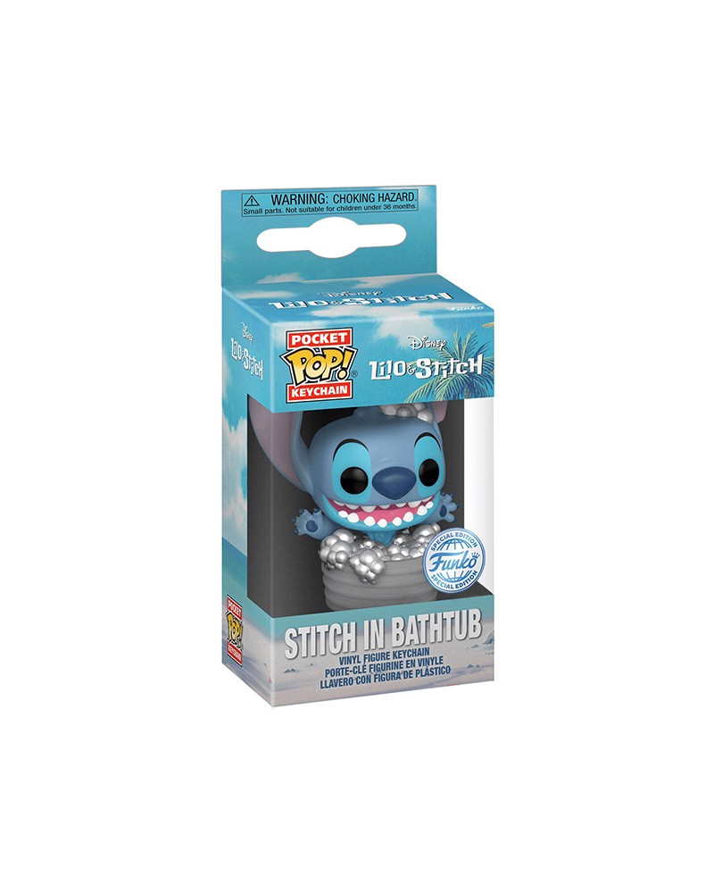 Lilo & Stitch - Stitch in Bathtub - Funko Pop Portachiavi