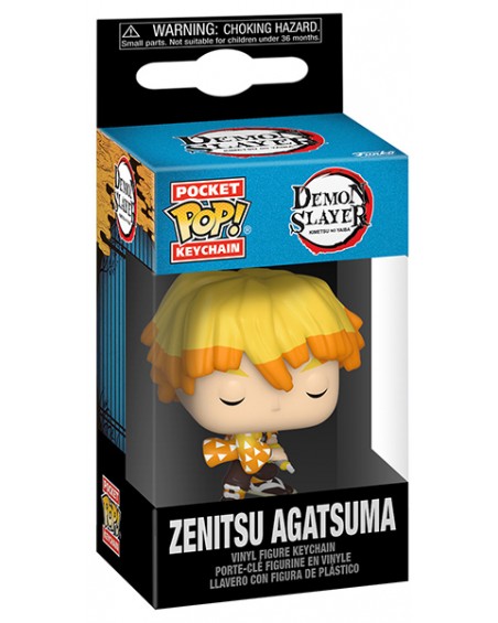 Demon Slayer - Zenitsu Agatsuma Funko Pop Portachiavi