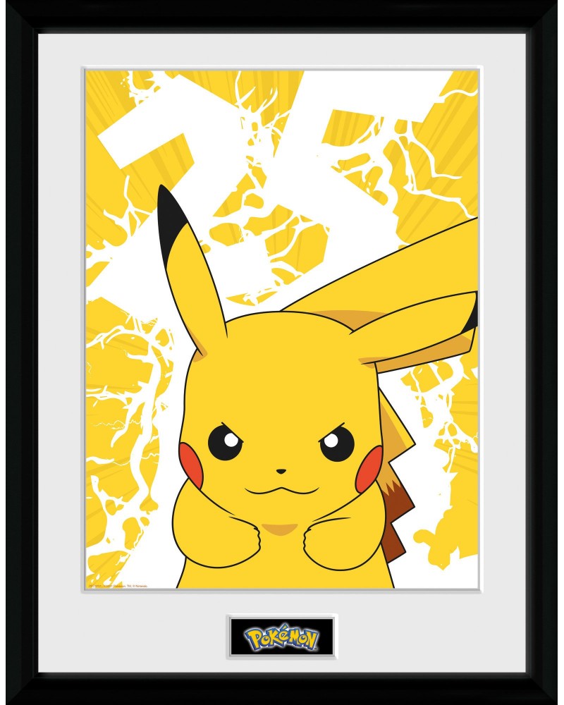 Pokemon- Framed Poster Pokemon Pikachu