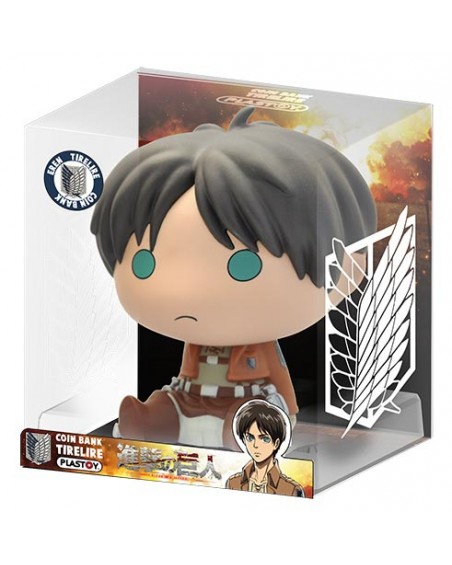 Salvadanaio Chibi Attack on Titan Eren