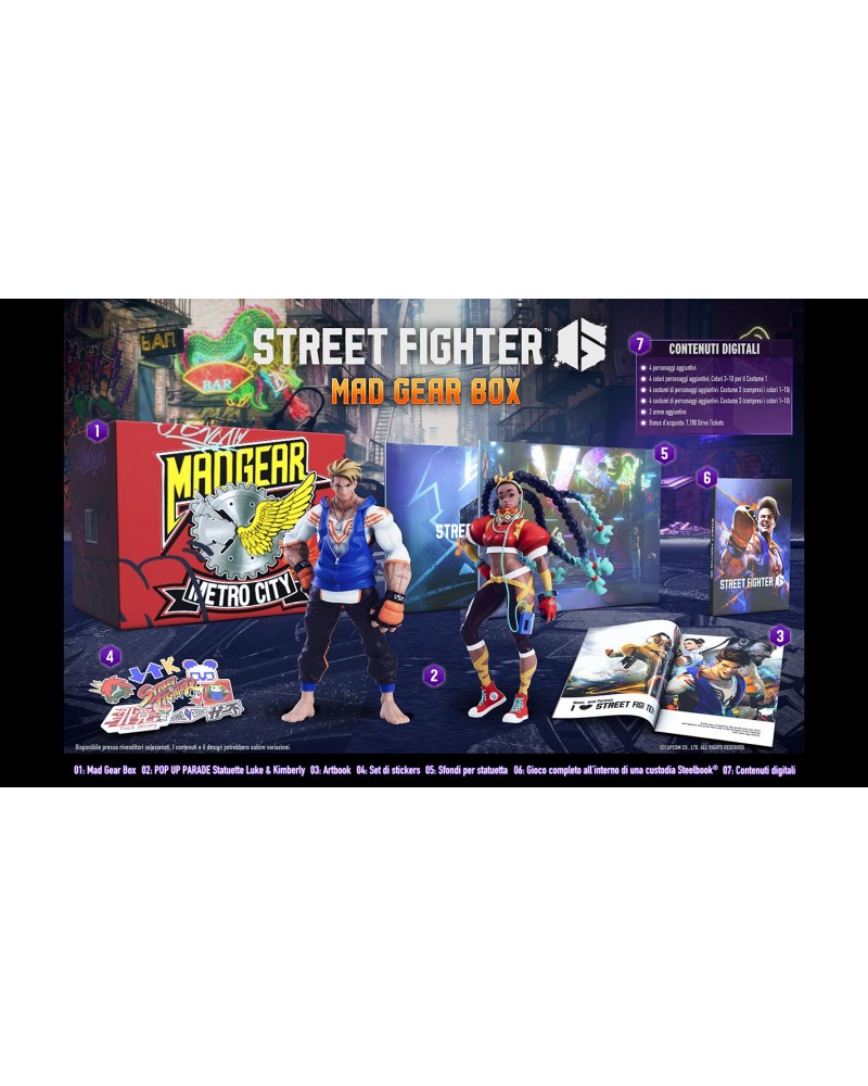 Street Fighter 6 Collector's Edition Mad Gear Box - PS5