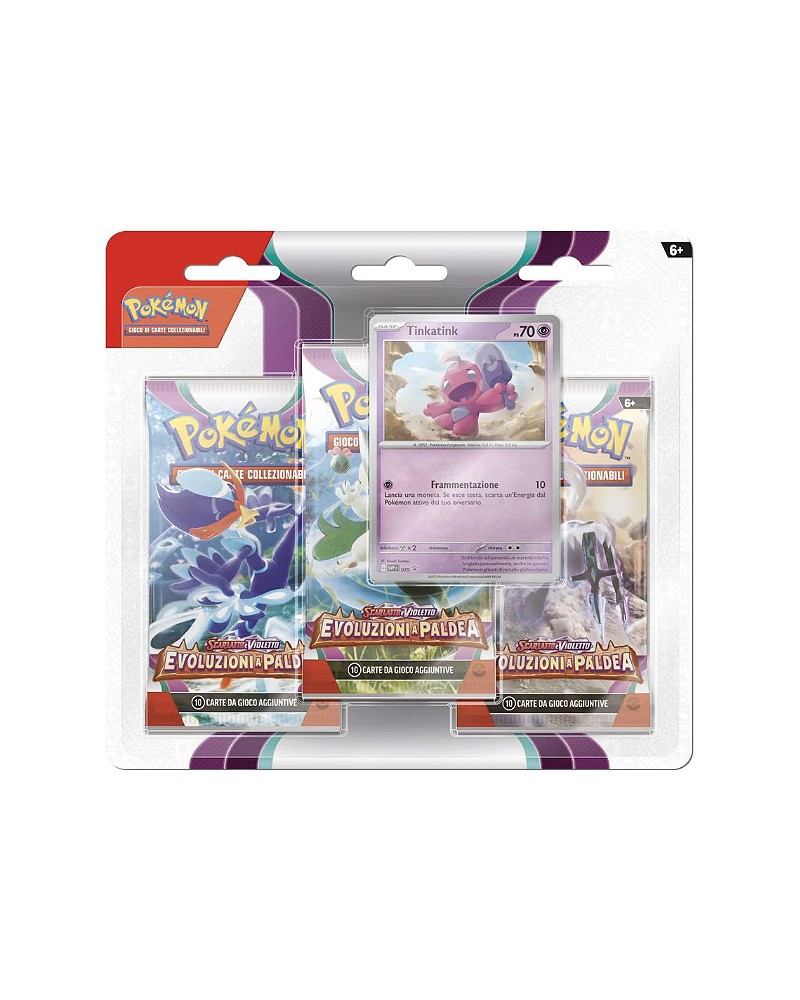 Pokemon Scarlatto e Violetto Evoluzioni a Paldea - Blister 3 Pack ITA