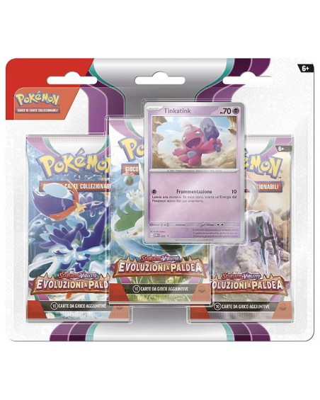 Pokemon Scarlatto e Violetto Evoluzioni a Paldea - Blister 3 Pack ITA