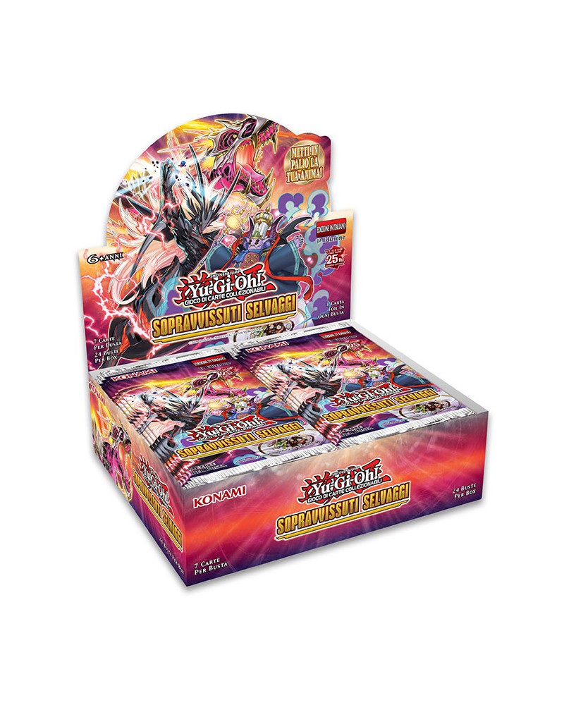 Yu-Gi-Oh! - Sopravvissuti Selvaggi - Display 24 Buste ITA
