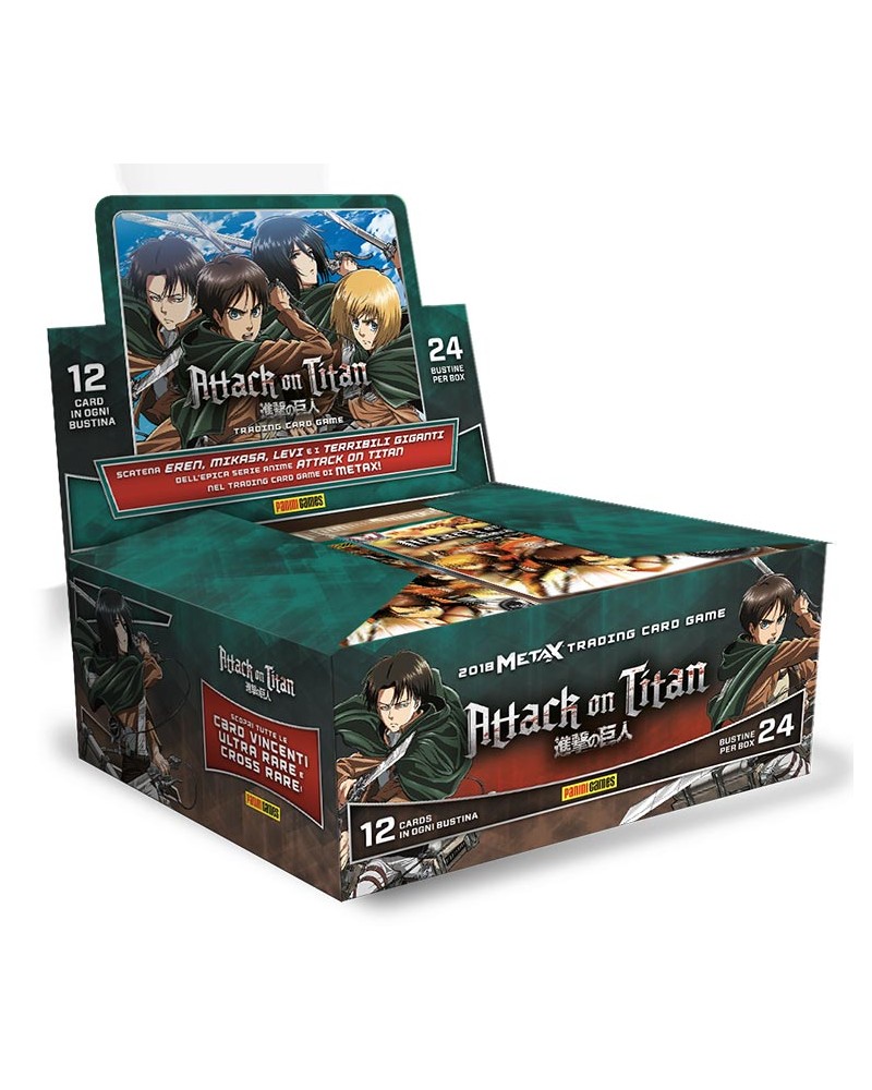 Attack on Titan Card Box 24 Buste